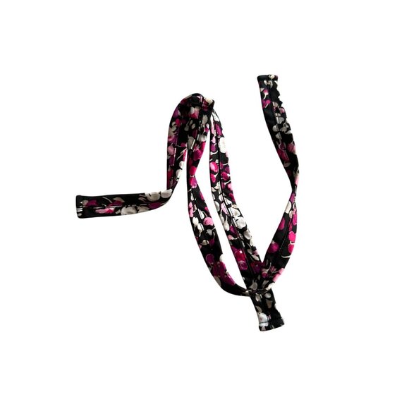 WHITE HOUSE BLACK MARKET WHBM Floral Belted Corset Top Size 6 - Picture 5 of 8